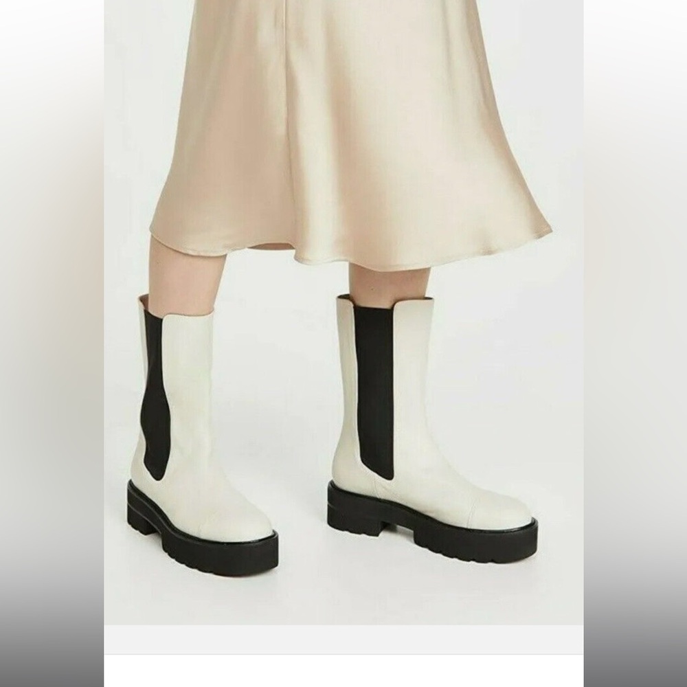 Stuart Weitzman Presley Ultralift Leather Boots